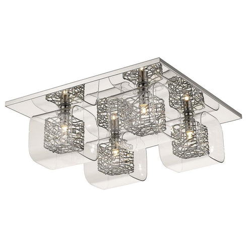 Flush Fitting Luminaire In Chrome LL00102